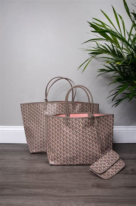 grey and pink goyard|Goyard tote pink.